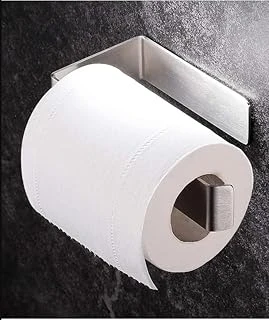 Paslanmaz Çelik Wc Kağıtlık Tuvalet Kağıtlığı Tuvalet Kağıdı Askısı Yapışkanlı Tasarım ürün görseli 1