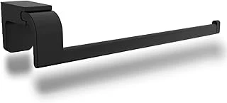 Banyo Lavabo Mutfak Aparat Uzun Kağıt Havluluk Standı Kağıtlık 26 Cm Paslanmaz Metal Sağlam Siyah ürün görseli 1