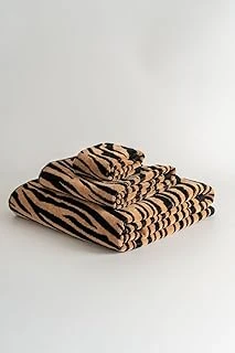 Soley Tiger 3'Lü Havlu Seti 30X50-50X90-70X140 -Kaplan ürün görseli 1