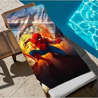 Gi̇ft Duvet Cover Uçan Adam Baskılı Piaj Havlusu Kırmızı Tek Ebat ürün görseli 1