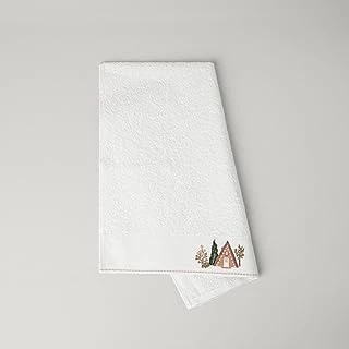 Linens Auren Pamuk 50X85 Cm Yüz Havlusu Ekru ürün görseli 1