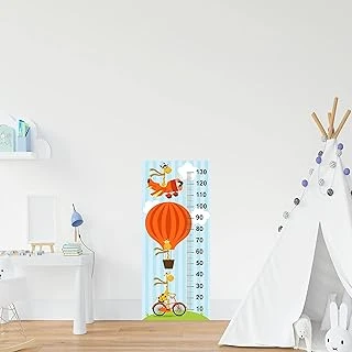 Çocuk Odası Bebek Odası Boy Ölçer Boy Cetveli Sticker Uçan Zürafa ürün görseli 1