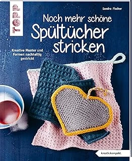 Noch Mehr Schöne Spültücher Stricken (Kreativ.Kompakt.): Kreative Muster Und Formen Nachhaltig Gestrickt ürün görseli 1
