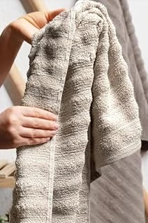 Dalgalı 4’Lü Havlu Seti -%100 Pamuk (2 Adet 70X140-2 Adet 50X90) | Lüks Seri, Hamam Seti ürün görseli 1