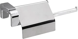 Banyo Lavabo Mutfak Aparat Uzun Kağıt Havluluk Kapaklı Kağıtlık 26 Cm Metal Sağlam Krom ürün görseli 1