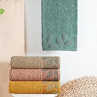 Schafer Dolce Jakarlı Havlu 70X140-Yeşil ürün görseli 1
