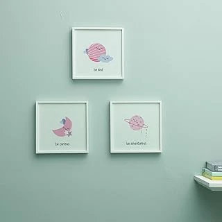 Bebek Odasına Özel Tasarımlı Çerçeve 3'Lü 20X20 Cm ürün görseli 1