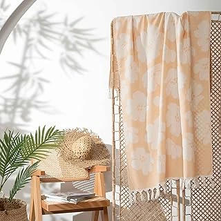 Linens Floral 90X170 Cm Plaj Havlusu Somon ürün görseli 1