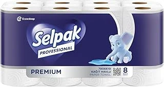 Selpak Professional Havlu Kağıt, 8 Rulo ürün görseli 1
