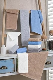 12'Li El, Yüz Mutfak Havlusu Seti - 30X50 Cm, Yüksek Su Emiciliği, Yumuşak Şık, Hs-12Limutfak-Gri ürün görseli 1