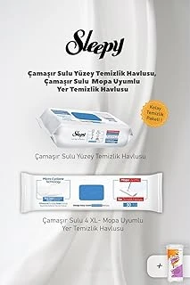 Sleepy Çamaşır Sulu Yüzey Havlu Seti, Pamuk Hediyeli ürün görseli 1