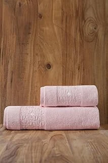 Soley Oppolo 2'Li Havlu Seti, Pembe 50X90, 70X140 ürün görseli 1