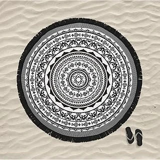 Marte Mandala 4 Yuvarlak Plaj Havlusu ürün görseli 1