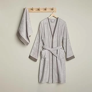 Linens Tesso Bambu M/L Bornoz Seti Stone ürün görseli 1