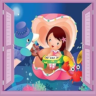 Çocuk Odası Bebek Odası Pencere Poster Duvar Kağıdı İnci ürün görseli 1