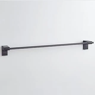 Siyah Metal Uzun Havluluk 49 Cm Duvara Monte Vidalı Lüks Banyo Asma Askı Çubuk Tasarım ürün görseli 1