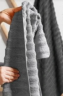 Dalgalı 4’Lü Havlu Seti -%100 Pamuk (2 Adet 70X140-2 Adet 50X90) | Lüks Hamam Seti ürün görseli 1
