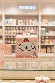 Miniso Maltese Serisi Nakışlı Saç Kurutma Havlusu – Yüksek Emici & Yumuşak Dokulu ürün görseli 1