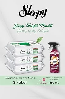 Sleepy 300 Adet Easy Clean Havlu, Sakura Oda Kokusu Hediyeli ürün görseli 1