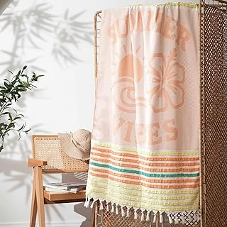 Linens Sunny 90X170 Cm Plaj Havlusu Turuncu ürün görseli 1