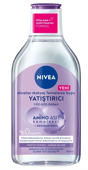 Nivea Yatıştırıcı Micellar Makyaj Temizleme Suyu Hassas Cilt 400ml ürün görseli 1