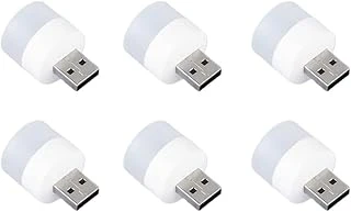 ‎Monte Lua Mini Led Lambalar, Okuma Işığı, 6 Parçalı Taşınabilir Mini Usb Gece Lambası, Led, Bebek Uykusu, Şarj Lambaları Için Küçük Yuvarlak Işıklar ürün görseli 1