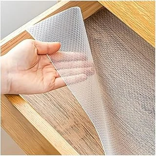 Raf Çekmece Örtüsü Eva Pıtırcık 45Cm X 10 M – Kesilebilir Şeffaf Silikon & Eva Kaymaz Mat, Mutfak Dolabı, Buzdolabı Çekmeceler Için Koruyucu, Yıkanabilir Silinebilir ürün görseli 1