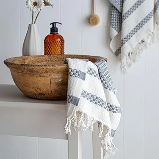 2'Li Peştemal Havlu Seti,Peştemal Plaj Havlusu, Hamam, Çocuk Peştamal, (100X47-Peşkir), (100X180-Peştamal) (Gri) ürün görseli 1