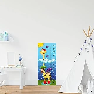 Çocuk Odası Bebek Odası Boy Ölçer Boy Cetveli Sticker Zürafa ürün görseli 1