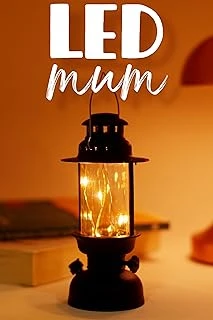Led Mum Kamp Lambası Tipi Pil Dahil Dumansız Alev Ledli Yapay Dekoratif Mum Dekor Işığı Siyah Pt437 ürün görseli 1