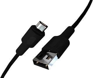 Coral Micro Usb Hızlı Şarj Kablosu (Siyah + Siyah Uç) (150 Cm) ürün görseli 1