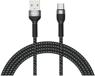 Psr Aksesuar Siyah Siyah Shira Serisi Type-C Usb Kablo 2 Metre- Ile Uyumlu ürün görseli 1