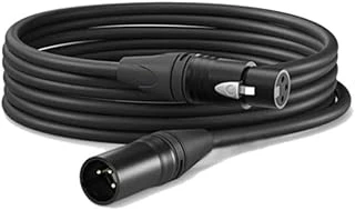 Mcb-10X Kaliteli Stereo Mikrofon Kablosu Xlr + Xlr 10 Metre Siyah Renk ürün görseli 1