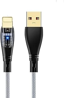 Schitec 6A 120W Usba To Lightning 1Metre Hızlı Data Şarj Kablosu Beyaz Yk233B ürün görseli 1