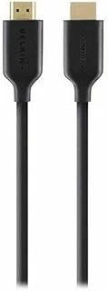 Ethernet Destekli Belkin Hdmi Kablosu, M/M, Altın Kaplama Konnektörler, 1 M, Siyah ürün görseli 1
