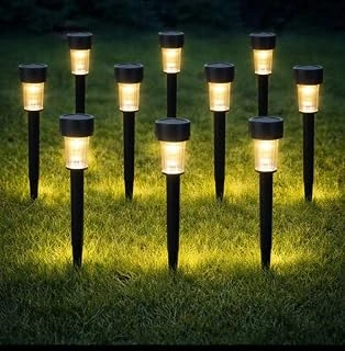 10'Lu Güneş Enerjili Led Bahçe Aydınlatması Solar Aydınlatma Ip44 Su Geçirmez Işık Seti ürün görseli 1