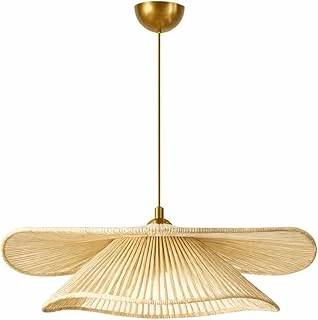 Tekli Sarkıt Avize Metal Tavan Aydınlatma, E27 Duy, Ayarlanabilir Yükseklik 51–60 Cm, 50×54 Cm – Duvela Handmade ürün görseli 1