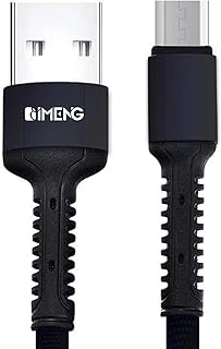 İmeng 3A Usb-A To Micro Braided Örgülü Data Hızlı Şarj Kablosu 1 Metre Siyah ürün görseli 1