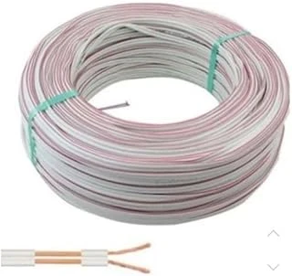 10 Metre Elektrik Hoparlör Kablosu, 2X0,75 Çiftli Kablo, Tesisat Kablosu, Beyaz ürün görseli 1
