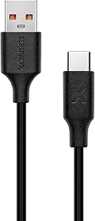 Usb To Type-C Ile Uyumlu Iphone Ile Uyumlu Hızlı Şarj Data Kablosu 100 Cm (Siyah) ürün görseli 1