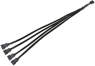 Alfais 4987 4 Pin Fan Çoklayıcı Y Pwm Çoklayıcı Splitter Kablosu 4 Port ürün görseli 1