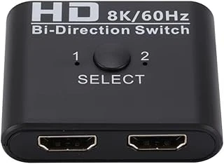 Lunatic 1544 8K 60Hz Hdmi Splitter Switch Bi-Directional Çift Yönlü Çevirici Çoklayıcı 1 Giriş › 2 Çıkış Veya 2 Giriş › 1 Çıkış 24Bit, 30Bit, 36Bit Derin Renk Desteği ürün görseli 1
