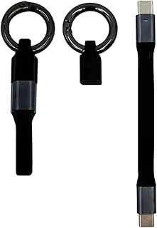 Type-C Şarj Senkronizasyon Kablosu, 65W Pd Hızlı Şarj, Siyah, Usb-C'Den Usb-C'Ye Bağlantı, Taşınabilir Tasarım ürün görseli 1