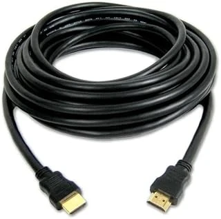 Lunatic 9750 Hdmi̇ 5 Metre Kablosu Lcd Laptop Full Hd Destekli Bağlantı Erkek-Erkek Tv Kablo Ps3 Ps4 Uyumlu 24 K Altın Hdmi Kablosu. Tüm Multimedyalar Destekli Ses Görüntüyü Aktarır ürün görseli 1