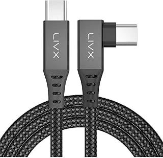 Livx Long Type C To Type C 5 Metre 60W Hızlı Şarj Veri Aktarımı 90° Şarj Kablosu Oyn-05 ürün görseli 1