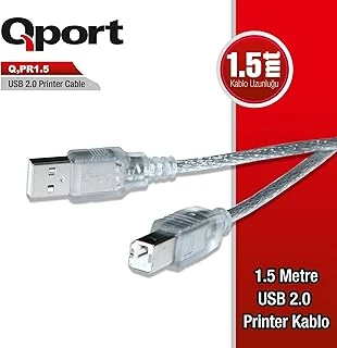 Qport Q Pr1.5 Usb 2.0 1.5 Metre Printer Kablosu ürün görseli 1