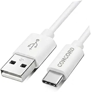Concord C-821 2.1A 100 Cm Type-C Şarj Kablosu Beyaz - Akıllı Telefonlar Tabletler İçin ürün görseli 1
