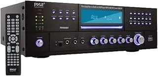 Ev Sineması Bluetooth Amplifikatör Alıcısı - 4 Kanal 3000 Watt Stereo Hoparlör Ev Ses Amplifikatörü Alıcısı Radyo, Usb, 2 Mikrofon W/Echo, Cd Dvd Oynatıcı, Lcd, Raf Montajlı - Pyle Pd3000Bt.5 ürün görseli 1
