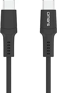 Omars Type-C 3A Hızlı Şarj Data Kablosu Siyah - Hızlı Şarj, Usb-If Sertifikalı, Dayanıklı Tasarım ürün görseli 1