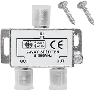 2 Li Uydu Splitter Kablo Tv Rg6 Anten Çoklayıcı Dağıtıcı ürün görseli 1